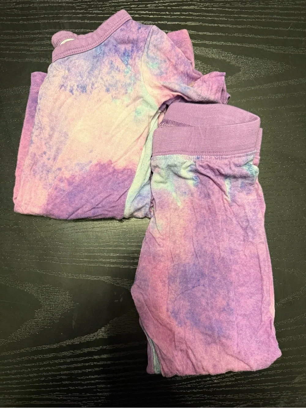 Little Sleepies Purple Tie-Dye Pajama Pants Set